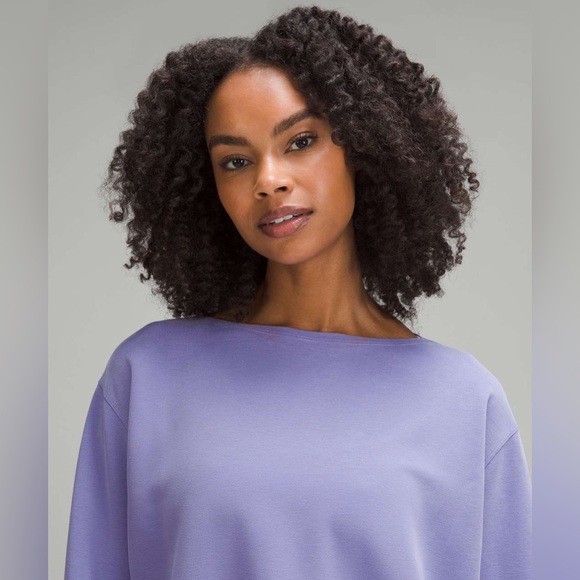 Lululemon Back in Action Long Sleeve - Dark Lavender - Picture 3 of 5